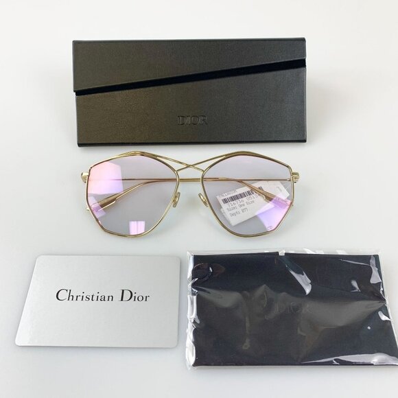 NIB Dior Diorstellaire4 Gold Sunglasses